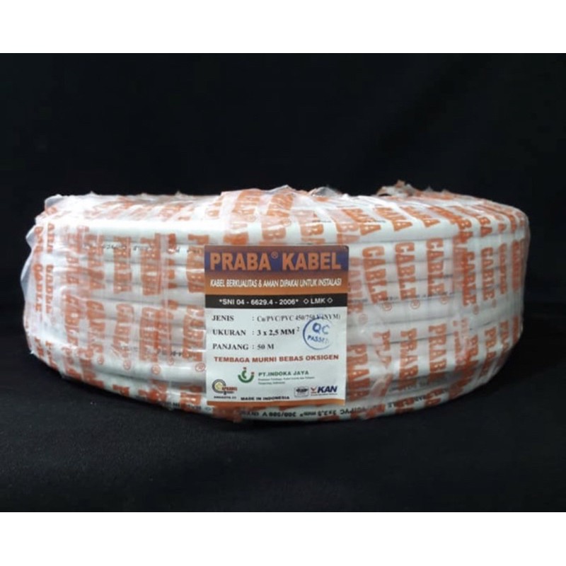 Kabel Listrik NYM 3x2.5 Praba 50M