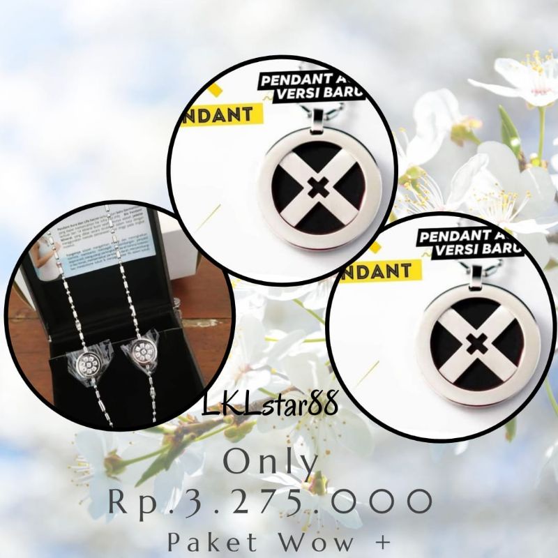 ORIGINAL Paket Hemat Pendant X 2pcs + 1pcs LSW Twin MCI