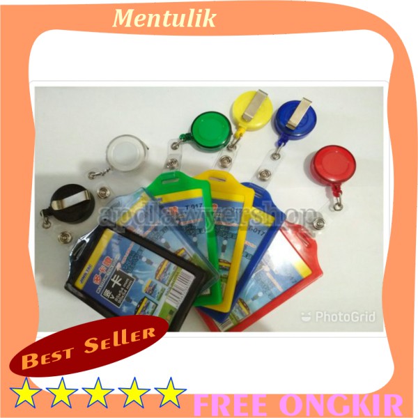 

TERMURAH Name Tag Id Card karet 2 sisi plus Yoyo BERKUALITAS ORIGINAL