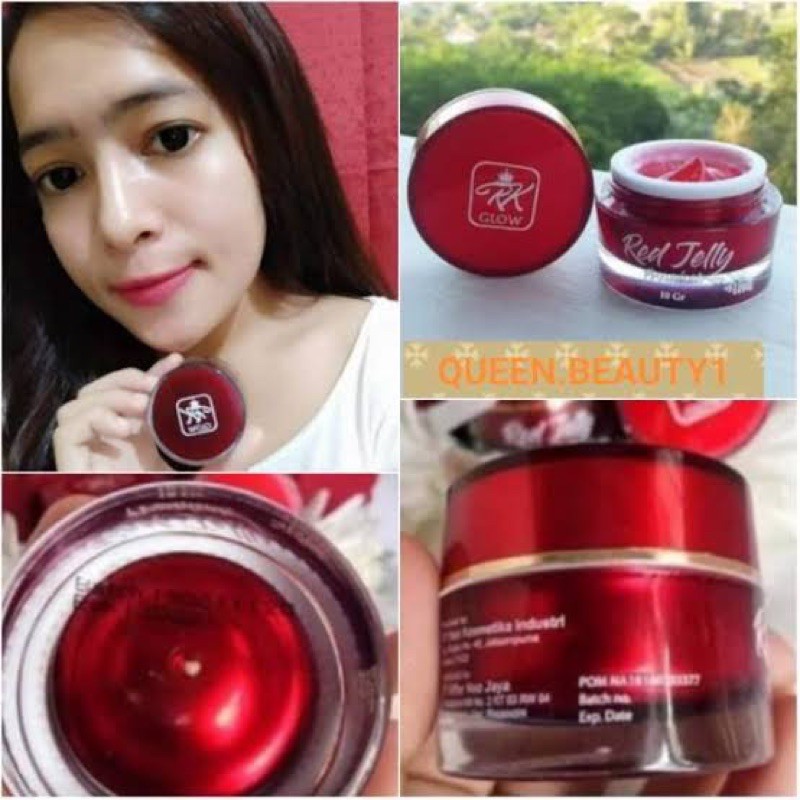 &lt;ib&gt; KEMASAN BARU // red jelly -- GARANSI ORIGINAL -- RK jelly premium glow -- RED jelly RK glow original