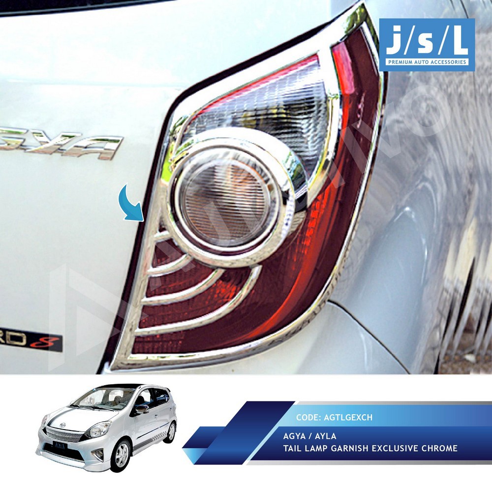 Toyota Agya Garnish Lampu Belakang Eksklusif
