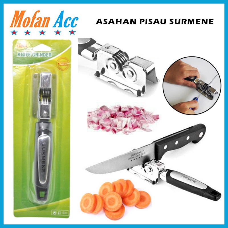 Jual ASAHAN PISAU SURMENE STAINLESS SERBAGUNA knife grinder sharpener
