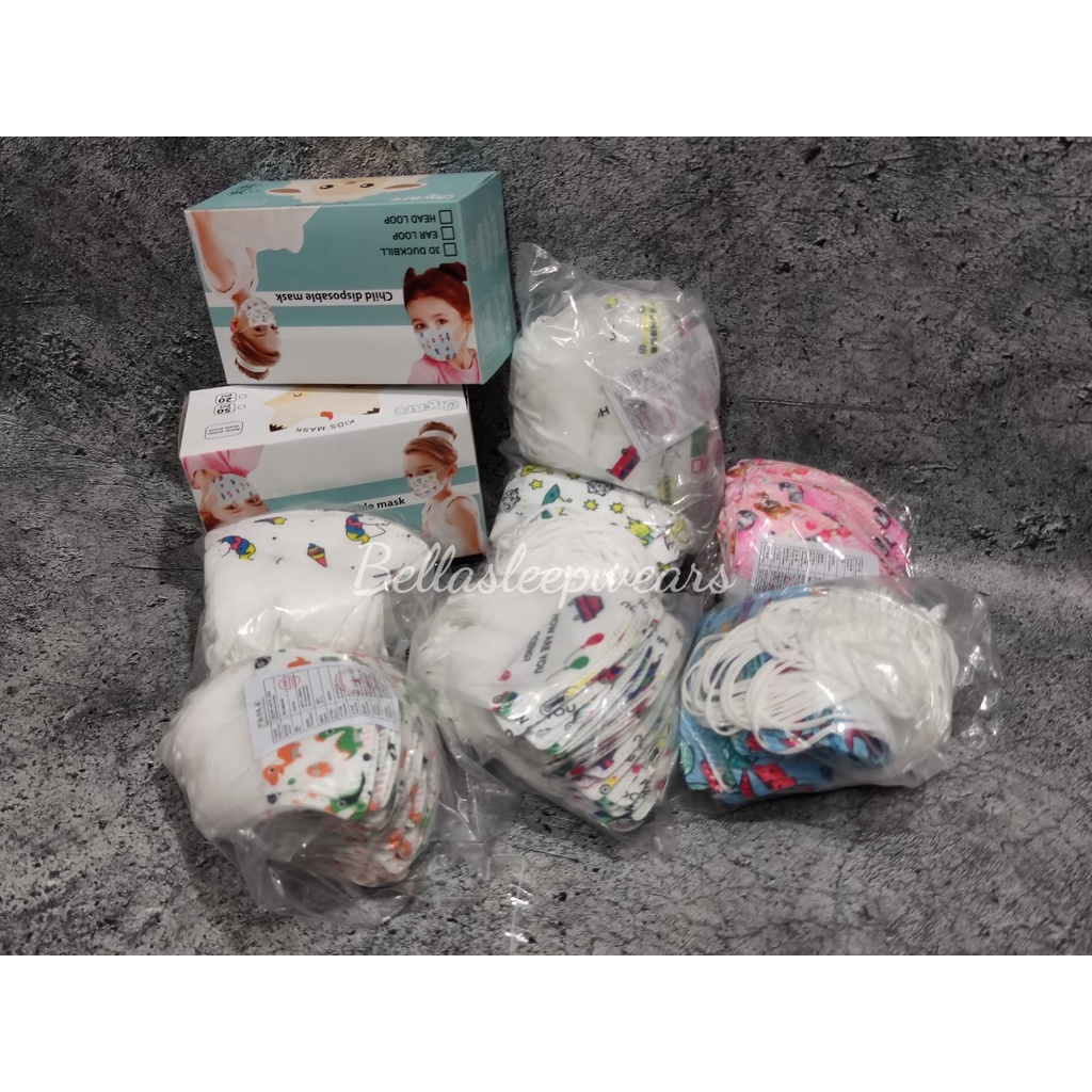 ONCARE 3PLY DB - MASKER ANAK DUCKBILL 3PLY KIDS MOTIF ANAK DAN BTS BT21