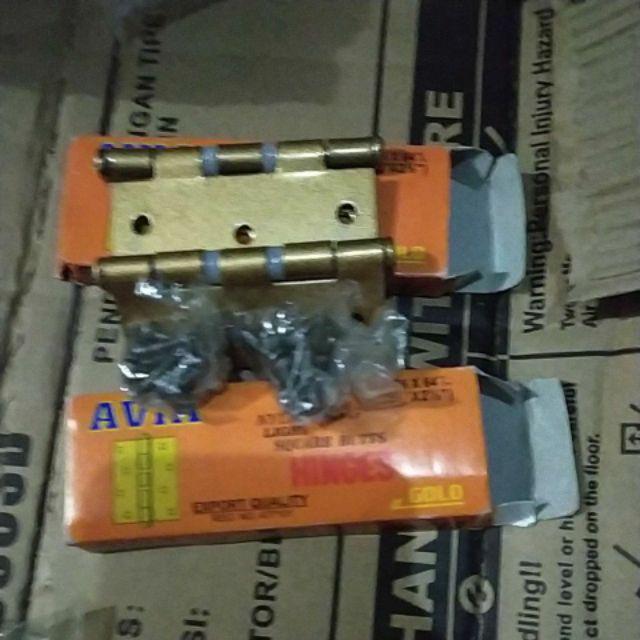Engsel Daun Pintu ( 3 X 2 1/2 ) 76mmx64mm Sedang