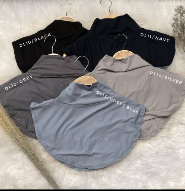 Manset leher bahan rayon super premium/ manset hijab/ Inner Leher