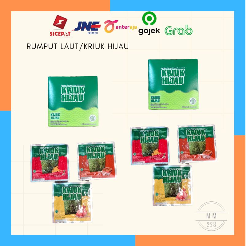 

Rumput laut kriuk hijau ripik hijau