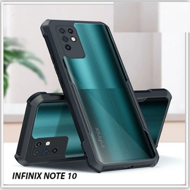 Case Infinix Note 10 / Note 10 Pro / Note 10 pro Nfc Case Shockprof Armor Bumper Transparant