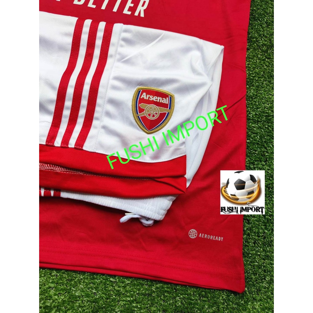 Setelan Jersey Baju Bola Arsenall Home 2022 2023 ( Fullset Satu Set ) Grade Ori