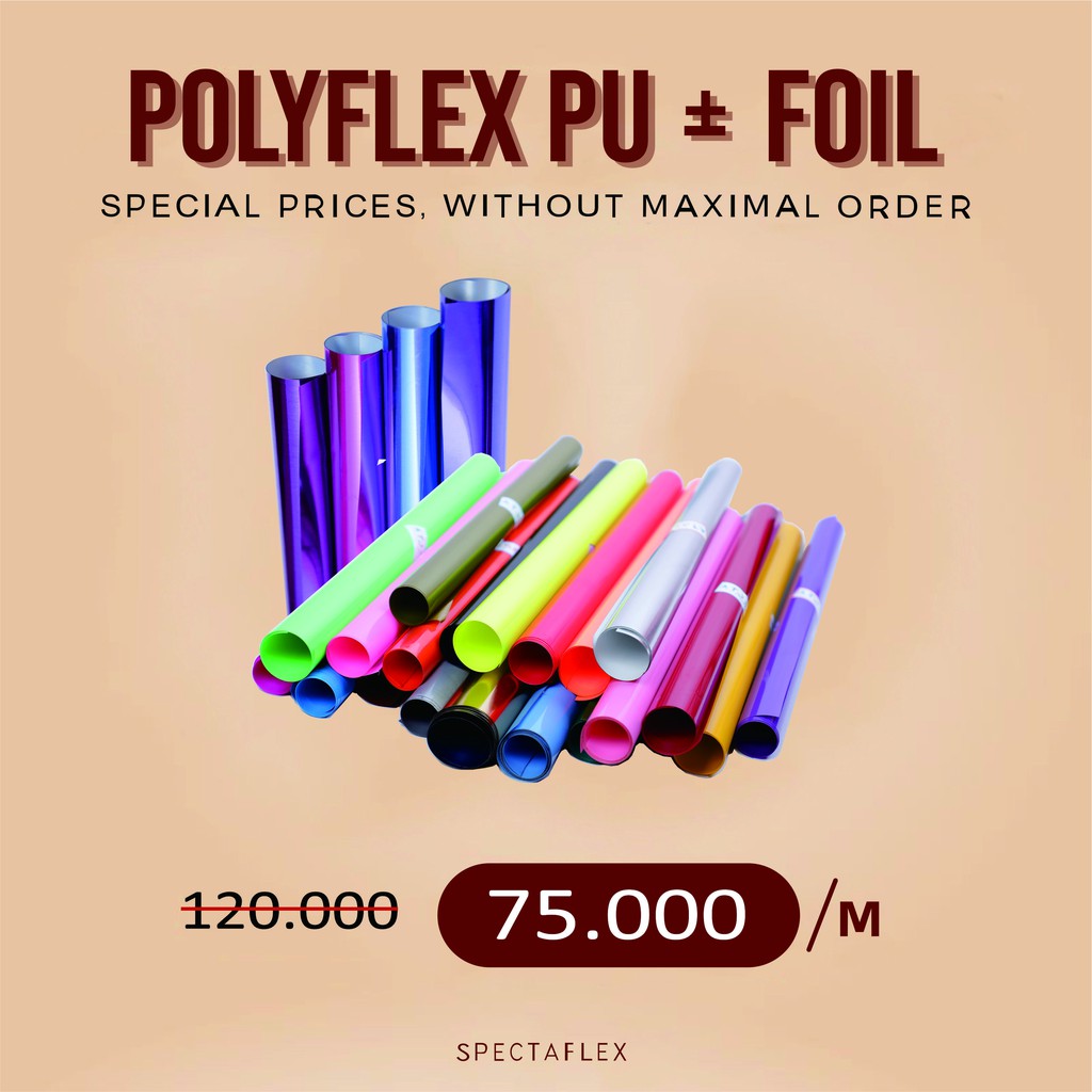 PAKET COMBO SPECTA POLYFLEX PU DAN POLYFLEX FOIL KOREA