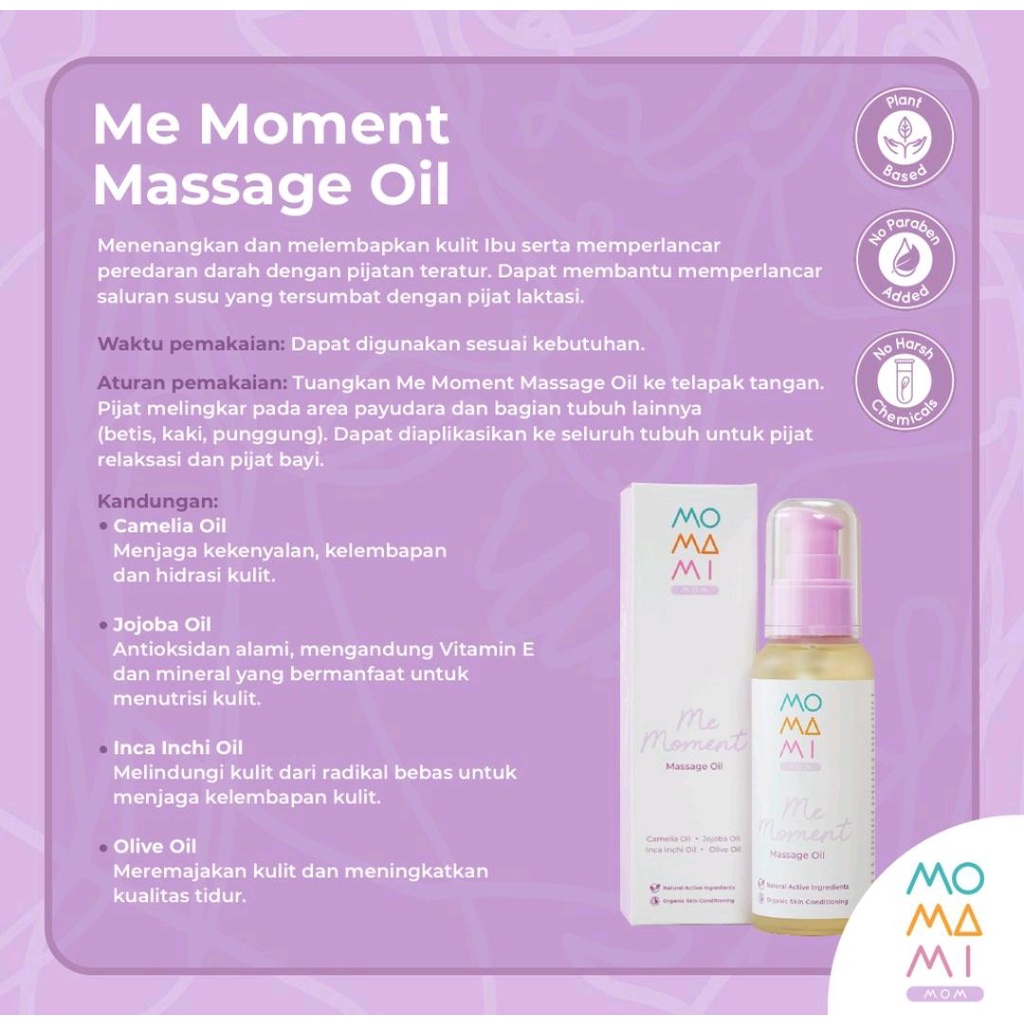 MOMAMI ME MOMENT MASSAGE OIL 100ML