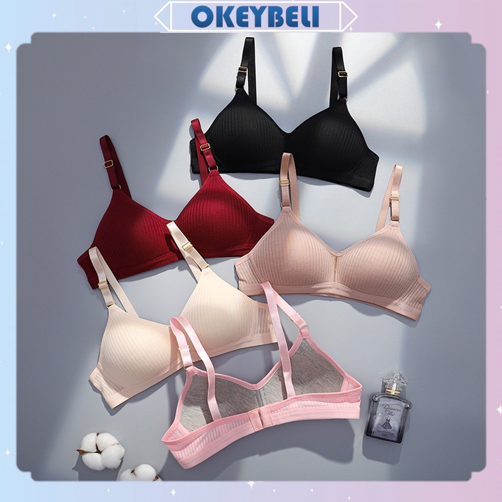 •OKEY BELI•BR649 Bra Bh Wanita Tanpa Kawat Nyaman di Pakai Bahan Halus Pakaian Wanita Fashion