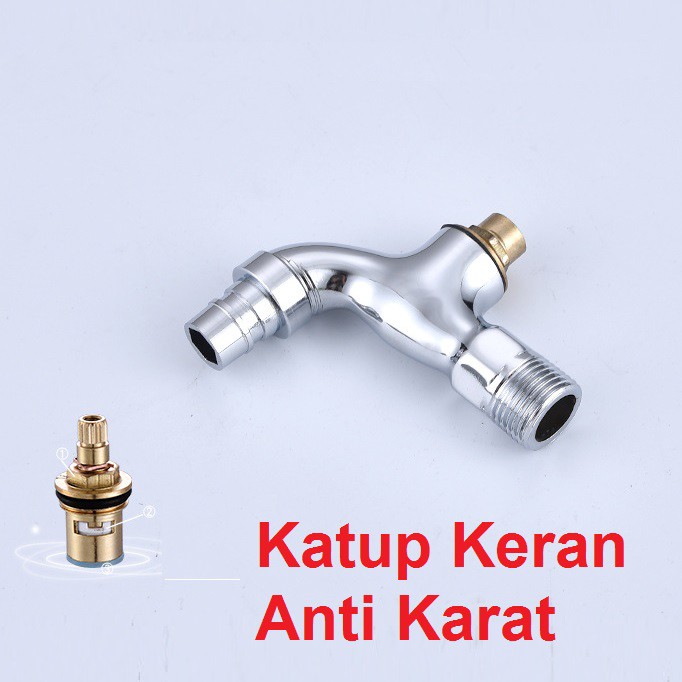 Kran Taman Keran Air Taman Bisa Dikunci Tembok Garden Faucet dengan Kunci