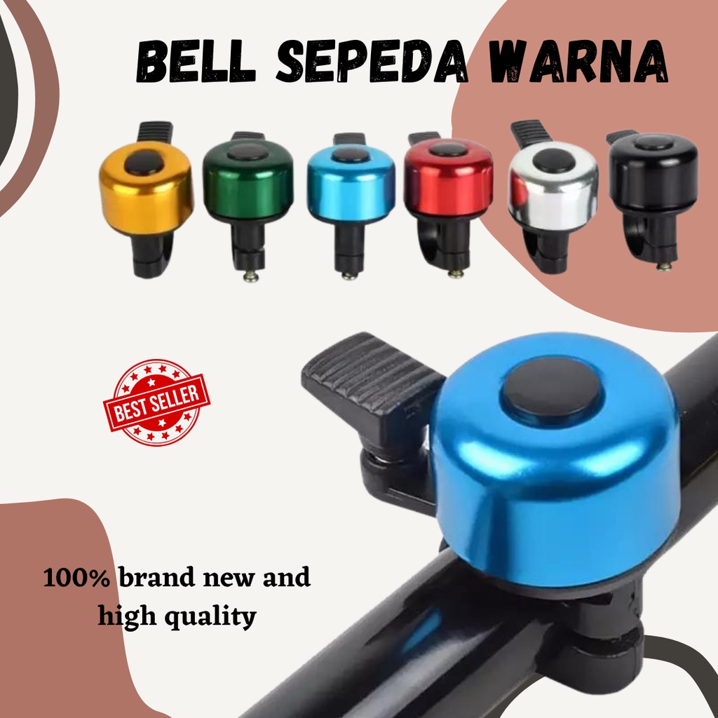 TERBARU!! BELL SEPEDA WARNA / BIKE HANDLEBAR BELL BICYLE SEPEDA / BELL SEPEDA CYCLING BEL