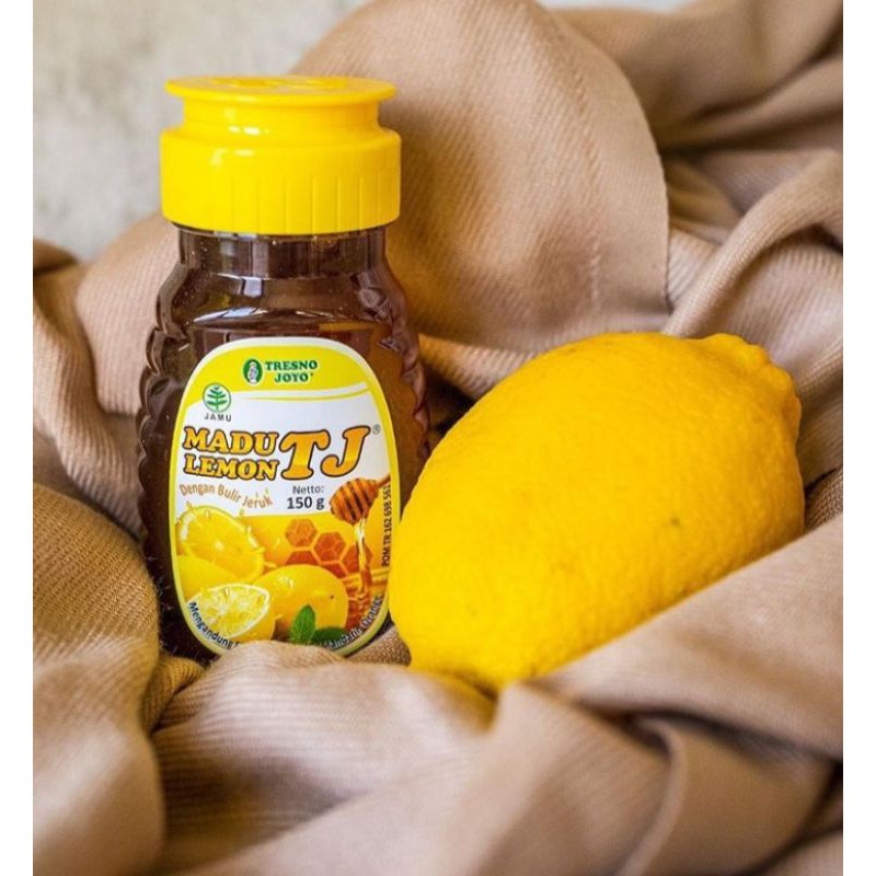 MADU TJ LEMON 150GRAM KAYA VITAMIN C dengan bulir lemon || vitamin c || madu lemon || madu diet
