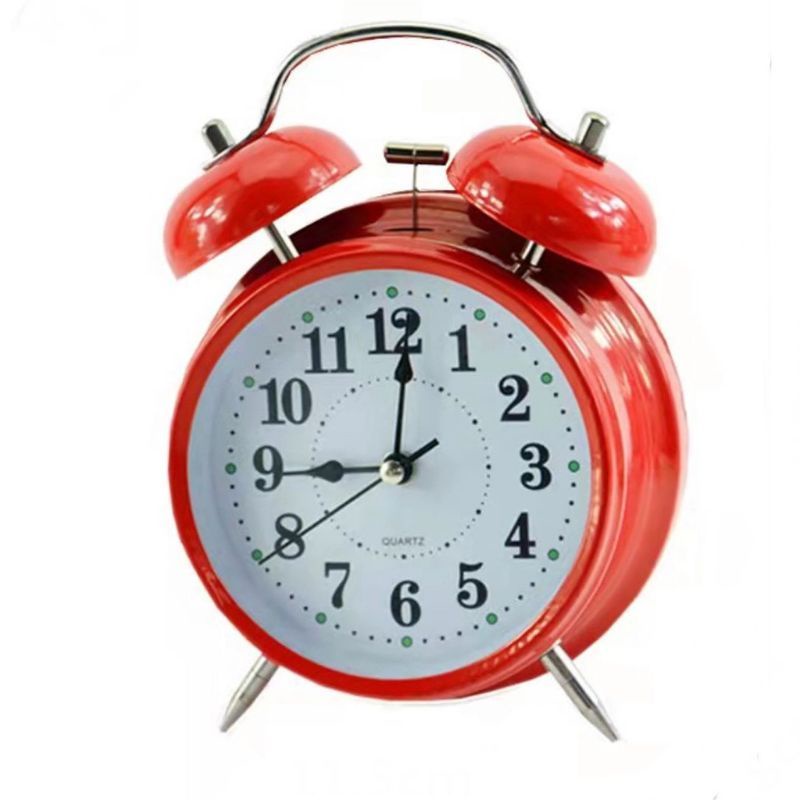 jam weker polos kring berdering nyaring/angka timbul/full colour unik