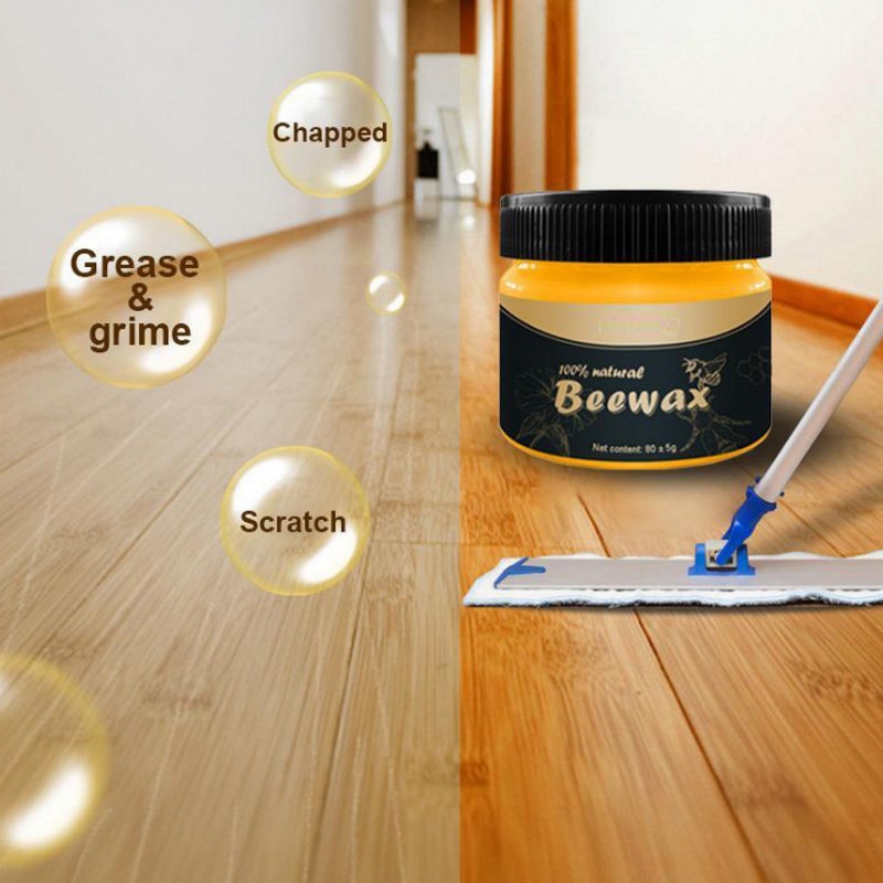 Beewax Furniture Wood Seasoning Polish Pengkilap Poles Perawatan Kayu Lilin Gel Lebah Alami