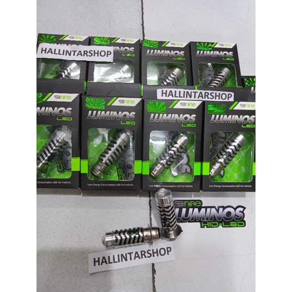 LED LUMINOS H6 lensa Ls2 2 warna putih kuning Original Lampu Motor Beat Mio Supra Jupiter MX Jupiter Z dll-2