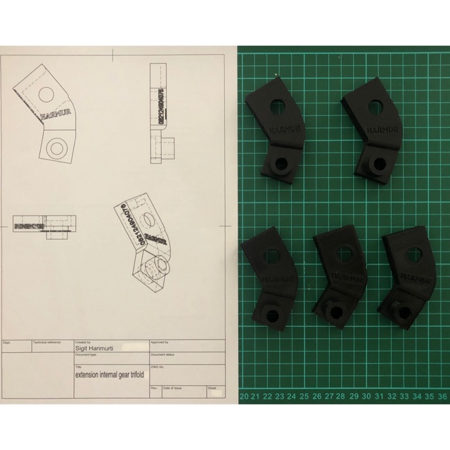 Adapter Tensioner Rantai Sepeda Lipat