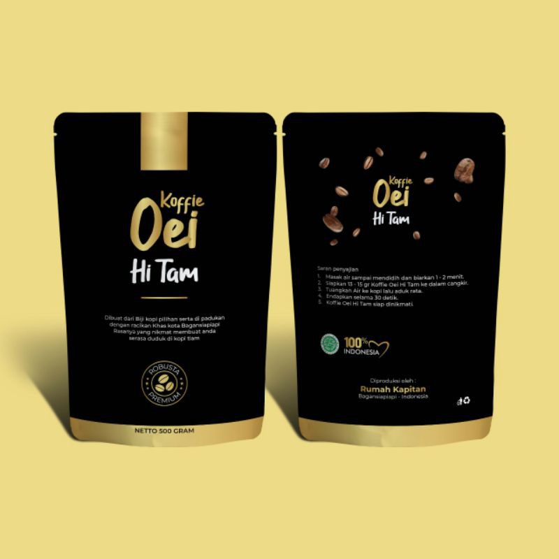 

Kopi hitam Bagan, Oleh-oleh khas bagansiapiapi