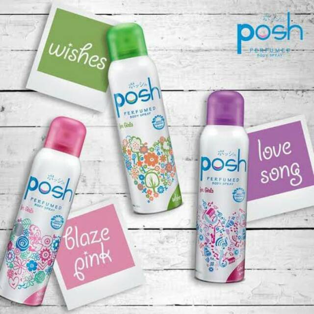 POSH Perfumed Body Spray 150ml BPOM ORIGINAL / Minyak Wangi Parfum Parfume by AILIN