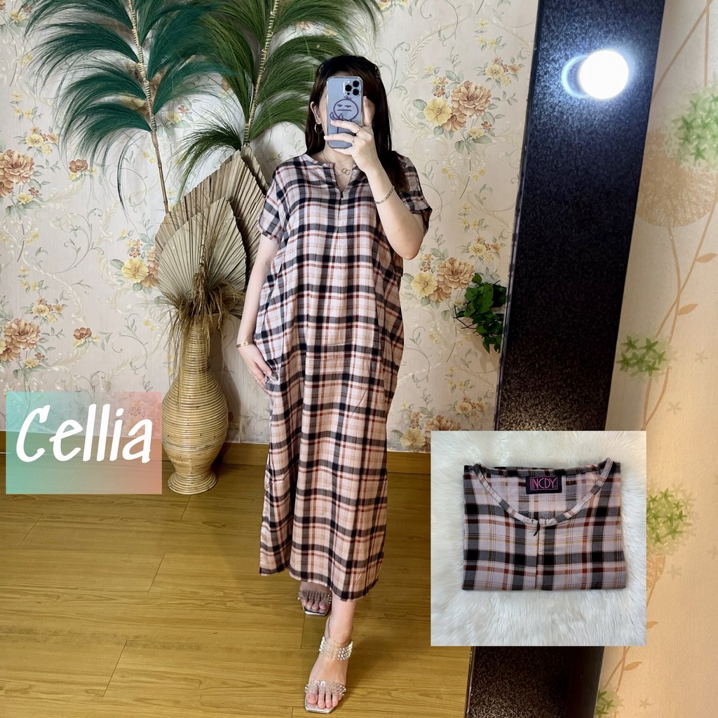 PART1 NCDY HOMEWEAR DASTER PANJANG SEMATA KAKI LD 130cm BUSUI FRIENDLY JUMBO-Cellia