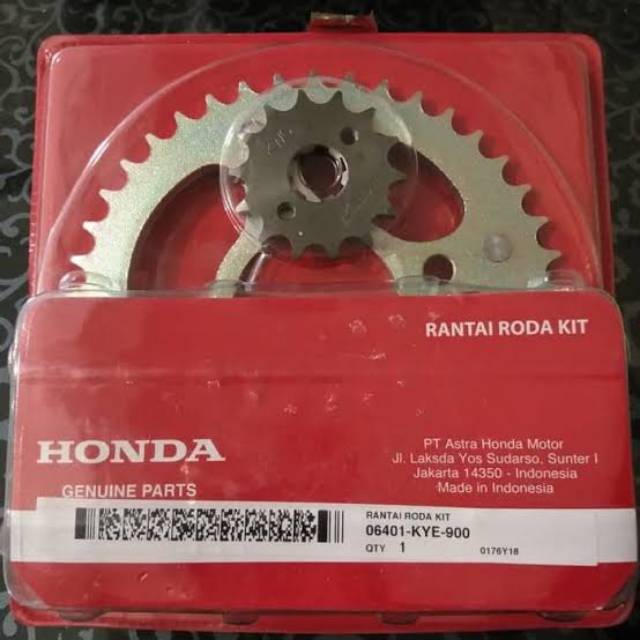Gear set Honda New Megapro monoshock KYE Original