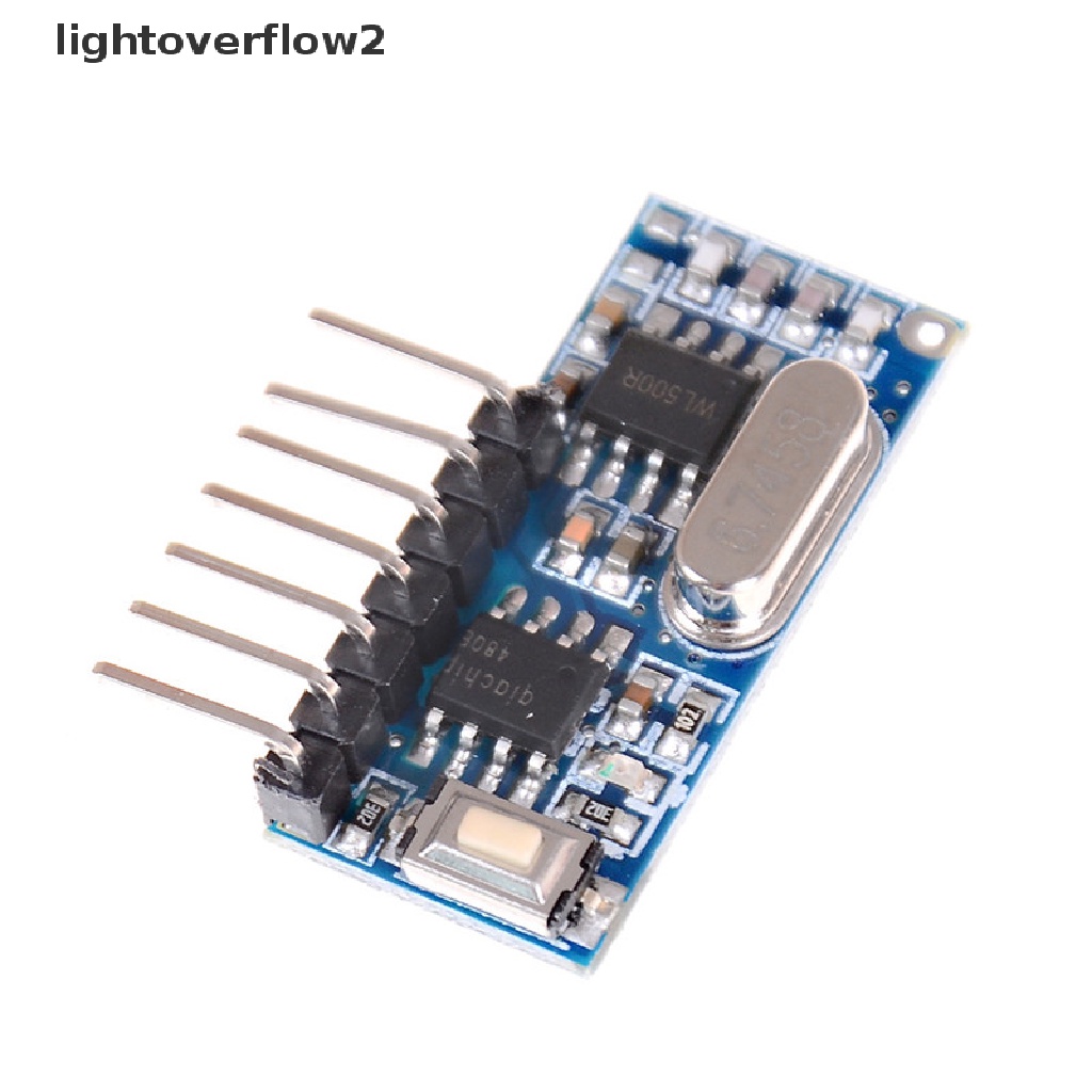 (Light2) Modul Decoder Rf Wireless 433mhz 1527 Untuk Belajar Kode