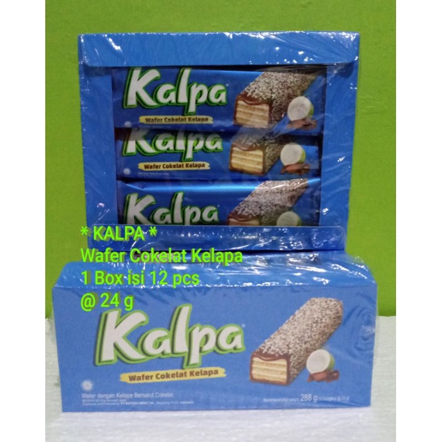 

Kalpa Wafer Cokelat Kelapa box - 24 g x 12 pcs