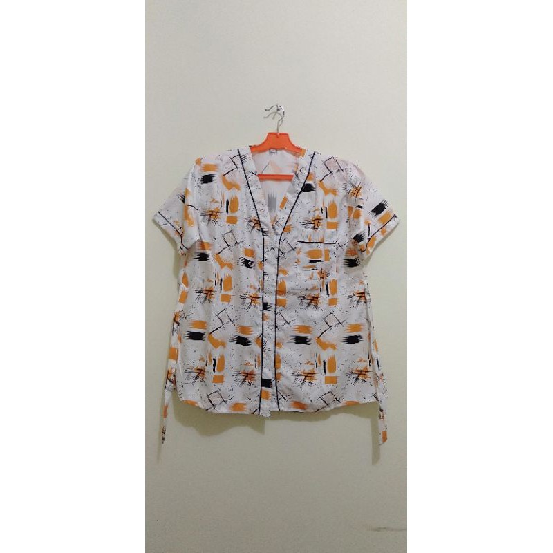 Setelan Piyama Motif Tiedie Kayu CP