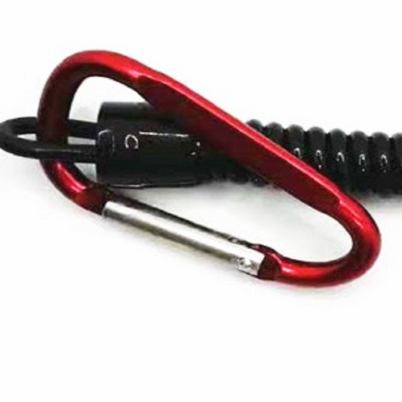 1Pcs Key Lanyard Fishing Missed Rope Key Koord Key Chain Elastic Coil Stretch Tether Fashion Wire spring rope Lockable Key Cord