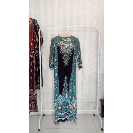Daster Panjang Batik Lengan 7/8