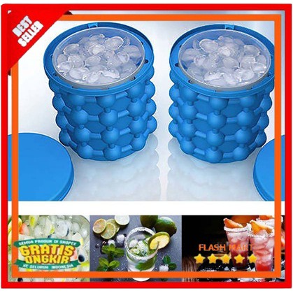 Flashmart Pencetak Es Batu Ice Cube Maker 3D Silicone Mold