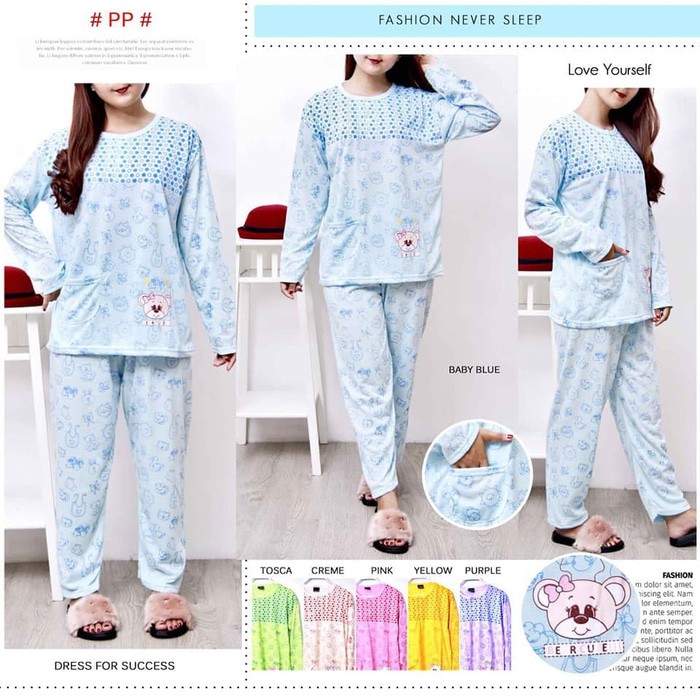 PROMO MURAH piyama dewasa PP - Baju tidur pp - babydolls pp - grosir baju tidur .