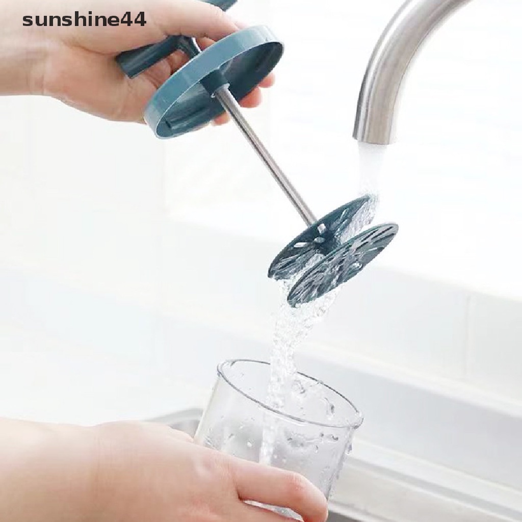 Sunshine Milk Frother / Alat Pembuat Buih Susu Manual Dengan Mesh Ganda