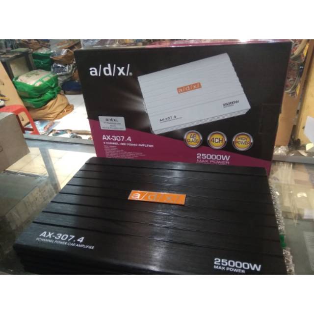 Power adx 25000watt car amplifier audio mobil