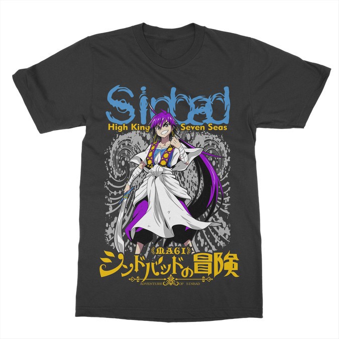Kaos Anime Magi The Adventure of Sinbad - Anime Manga - Chicken Garment