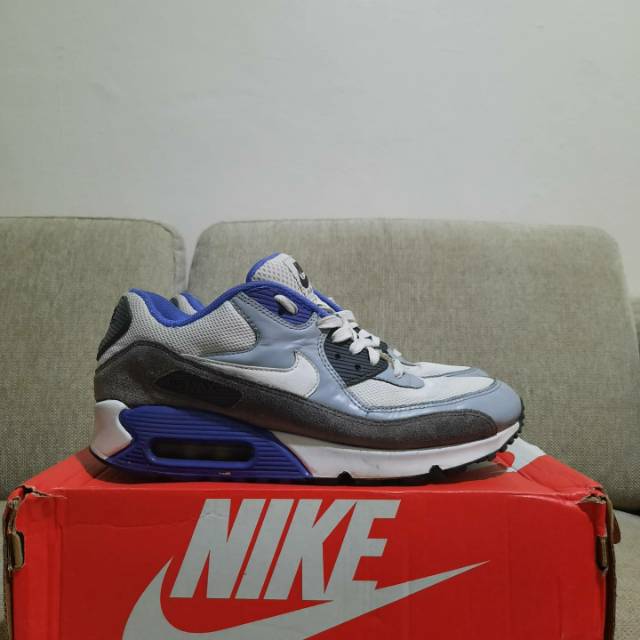 Sepatu Nike Air Max 90 Blue White Ori