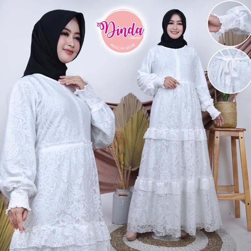 SALE Baju  Gamis Putih  Gamis Muslim Baju  Lebaran  Baju  Busana Umroh Haji Shopee Indonesia