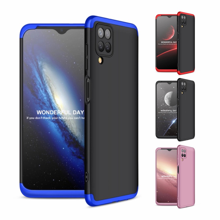 Samsung A22 4G / M32 GKK Armor 360 Full Slim Back Matte Cover Case Casing