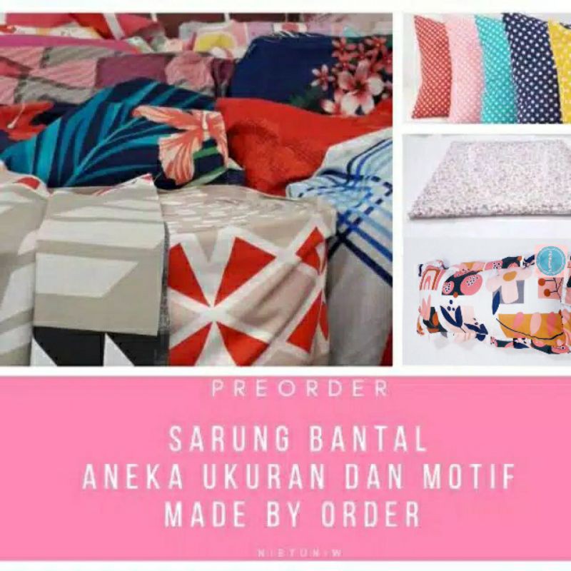 Nietuniw Preorder Made By Order Dan Ukuran Sarung Bantal Sofa Kursi Sarban Motif