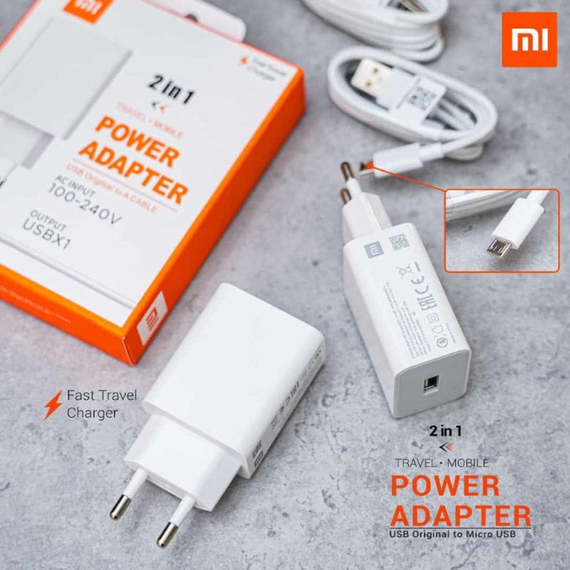 [SO] Tc Travel Charger Xiaomi MDY 18w Power Adarter Fast Charging Original 100%