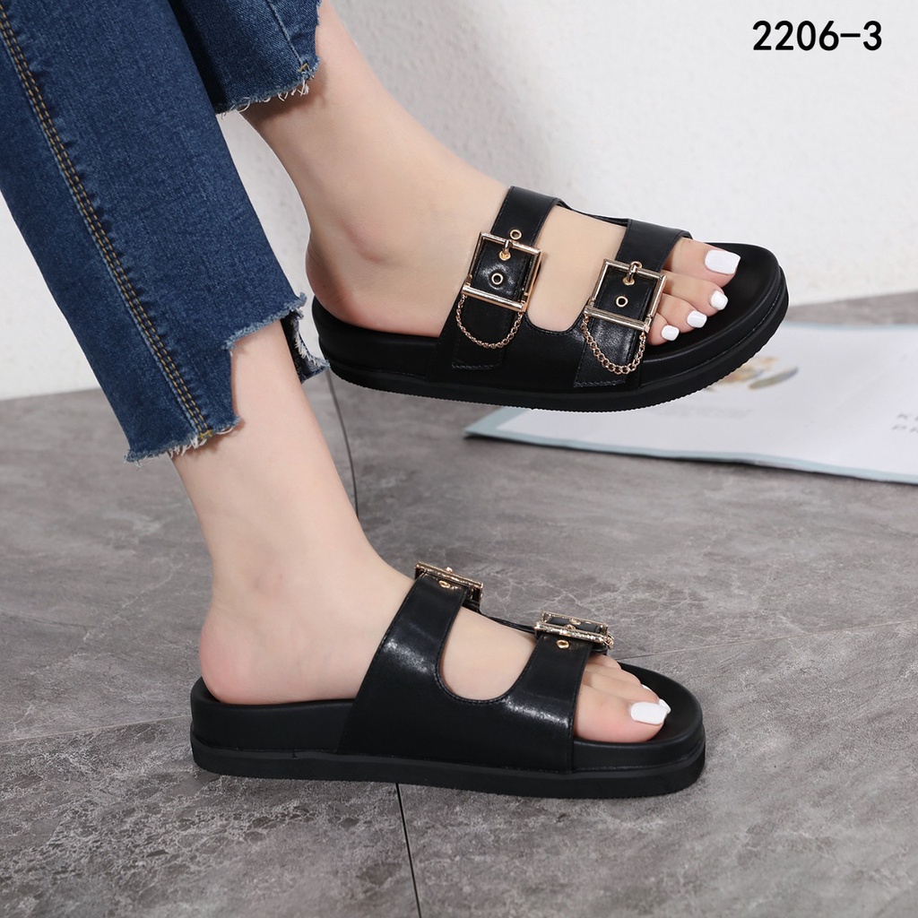 CK Buckled Slide Sandals 2206-3