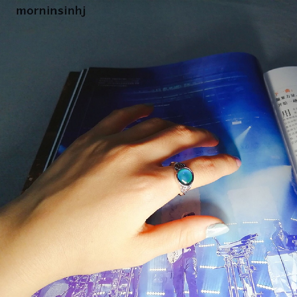 Mor Cincin Mood Ring Vintage Dapat Berubah Warna Sesuai Temperatur