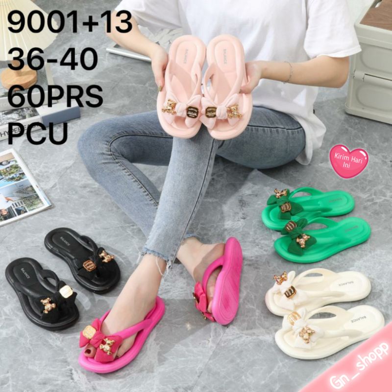 9.9 Sandal Jepit Pita Wanita Kekinian Terbaru 9001