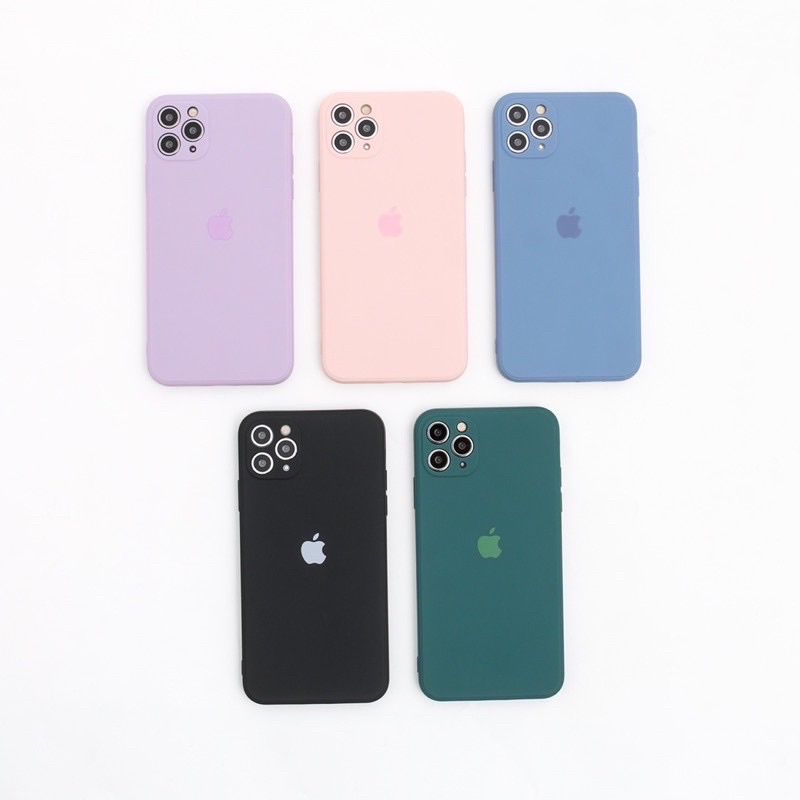 CASE IPHONE SOFT MATTE A CAMERA FULL COVER 6 6s 6+ 6s+ 7 7+ 8 8+ X Xs Xr Xsmax 11 11pro 11 promax-4