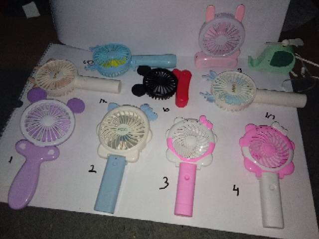 Kipas Tangan Lipat / Handy Mini Fan Komplit