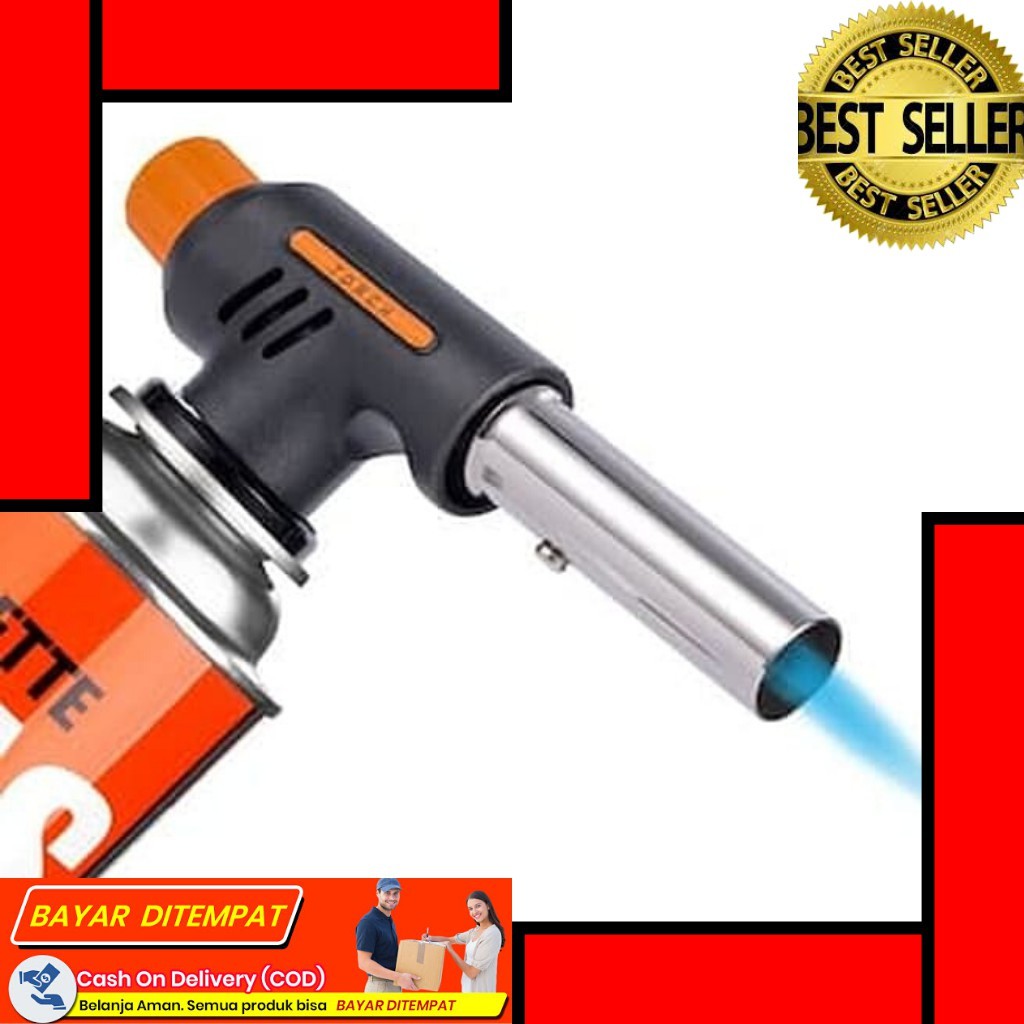 KEPALA KOREK GAS BUTANE BARBEQUE KOREK PEMBAKAR MAKANAN GAS TORCH FLAME GUN LAS MURAH BERKUALITAS