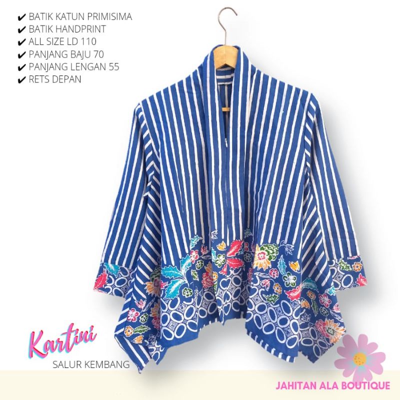 Blus kartini batik solo atasan kerja