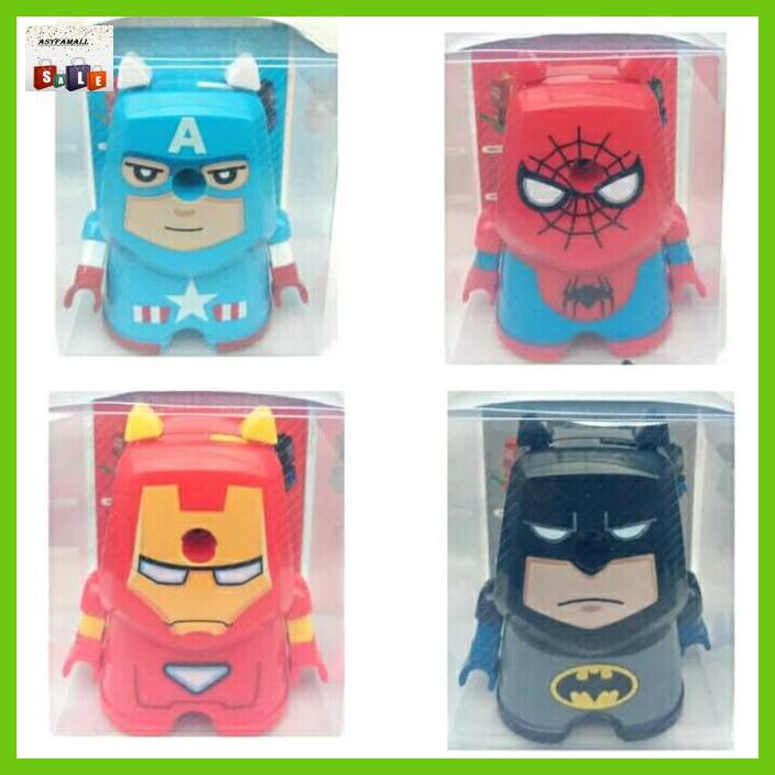 

Silutala- Rautan Putar Besar Super Hero - Serutan Pensil - Satuan -Ori.