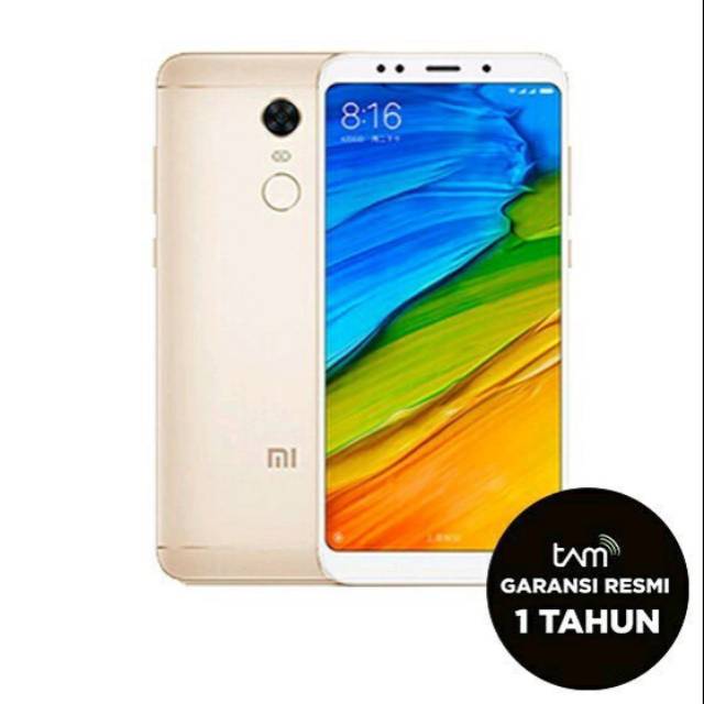Xiaomi Redmi 5 Plus - 4GB - 64GB GOLD Garansi Resmi TAM
